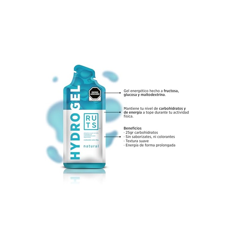 RUTS HYDROGEL | 25 GR DE CARBOHIDRATOS | MALTODEXTRINA, GLUCOSA