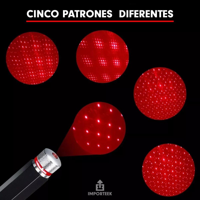 Importeek Mini Lampara Proyector Usb Luz Led Flexible Portatil Noche