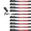 edding 143 B permanent pen - black - 10 pens