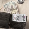 Alotozo 15 Year Wedding Anniversary Card - Engraved Wallet Card