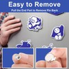 WEZCHUGHAOL15Pcs Replaceable pin Backs Fridge Magnetic DIY Accessory Card Cap