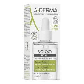 Aderma Biology Hyualu Sérum 3 en 1 30ml Tipo de piel Sensible Momento de aplicación Día/Noche