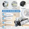 Dryer Timer Replacement for W10185982, for Whirlpool Dryer Model WED4815EW1