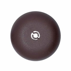 Modern Lamp Canopy Diameter 65 mm Height 69 mm Made of Matte Plastic - Practical Canopy for Your Lamp - Easy Assembly - Ideal for DIY Projects (Brown)