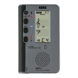 Korg VPT-1 Vocal Pitch Trainer w/ Five-Line Musical Staff Display and Sound Back Function