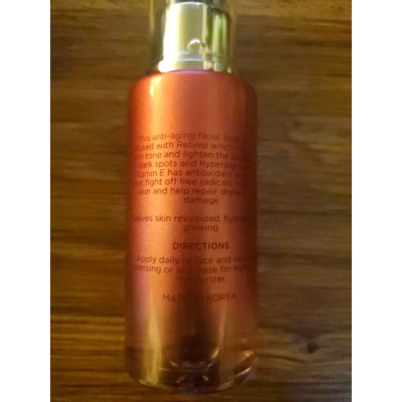 No AZURE RETINOL & VITAMIN E/ANTI-AGING FACIAL SERUM WRINKLE REDUCING