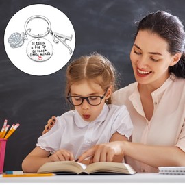 mantoudoss Teacher Gift - Teacher Keychain Best Teacher Christmas Gifts, Gift for Teacher Appreciation Gifts