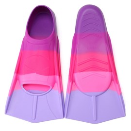 Azuunye Kids Swim Fins,Kids Flippers Youth Swimming Fins for Lap Swimming Training for Children Girls Boys Small
