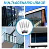 iplusmile Plunger Latches, 50pcs Plunger Latches Spring-Loaded Window Screen Plunger