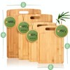 bambuswald© Ecological Chopping Board, Cutting Mat, 100% Bamboo, 4 Sizes,