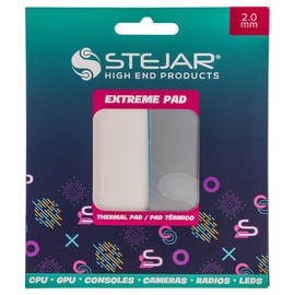Stejar Thermal Pad Almohadilla térmica de conducción de Calor 95 x 45 x 2.0 mm Extreme Alto Rendimiento (Compatible CPU,GPU, Consolas, cámaras y Leds)