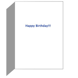 CafePress Possum/Opossum Birthday Card Matte Folded Greeting Card Matte