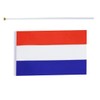 Netherlands Flag Holland Dutch Small Stick Mini Hand Held Flags