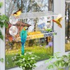 Large Window Bird House Window with 4 Suction Cups, Transparent