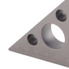 45/90 Degrees Matte Aluminum Alloy Mini Right Angle Ruler Woodworking