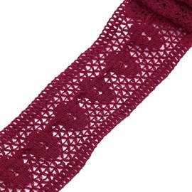 Whakano 5 m 7.5 cm Decorative Lace Ribbon Lace Border Crochet Border Lace Decorative Ribbon Lace Trim Ribbons for Table Decoration, Wedding Decoration, Sewing Craft, Clothing Decoration, Scrapbooking,