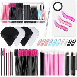 275pzs Herramientas de Aplicación de Maquillaje Desechables, Brochas de Maquillaje Desechables con Varitas de Rímel, Kit de Aplicadores de Maquillaje, Aplicadores de Brillo de Labios et al