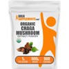 BulkSupplements.com Organic Chaga Mushroom Extract Powder - Organic Chaga Powder,