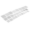27Pcs/Set For BGA Universal Stencils Reballing Reball Rework Net Heated