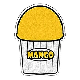 Mango Flavor Italian Ice Decal Shaved ice Sticker cart