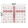 192 x 1"x1" Square Large Size Multi Cutter (12.5"x16.5", Fits