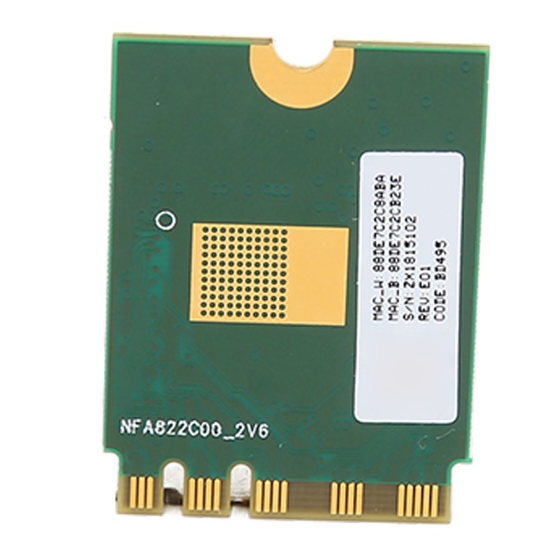 RTL8822CE Network Card 300Mbps 2.4G 867Mbps 5G BT5.0 Plug and