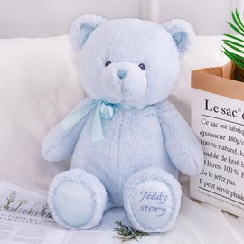 Teddy Bear Plush toy, Stuffed Teddy Bear Animal, Cuddly soft toys, Fluffy Bear, 25cm small cute easy-to-carry toy for Kids Baby Lovely Girlfriend Gifts for Valentine,Birthday Christmas! (Pink Bear)