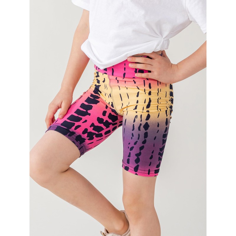 10 Pack Girls Bike Shorts 2.36” High Waisted Black Yoga