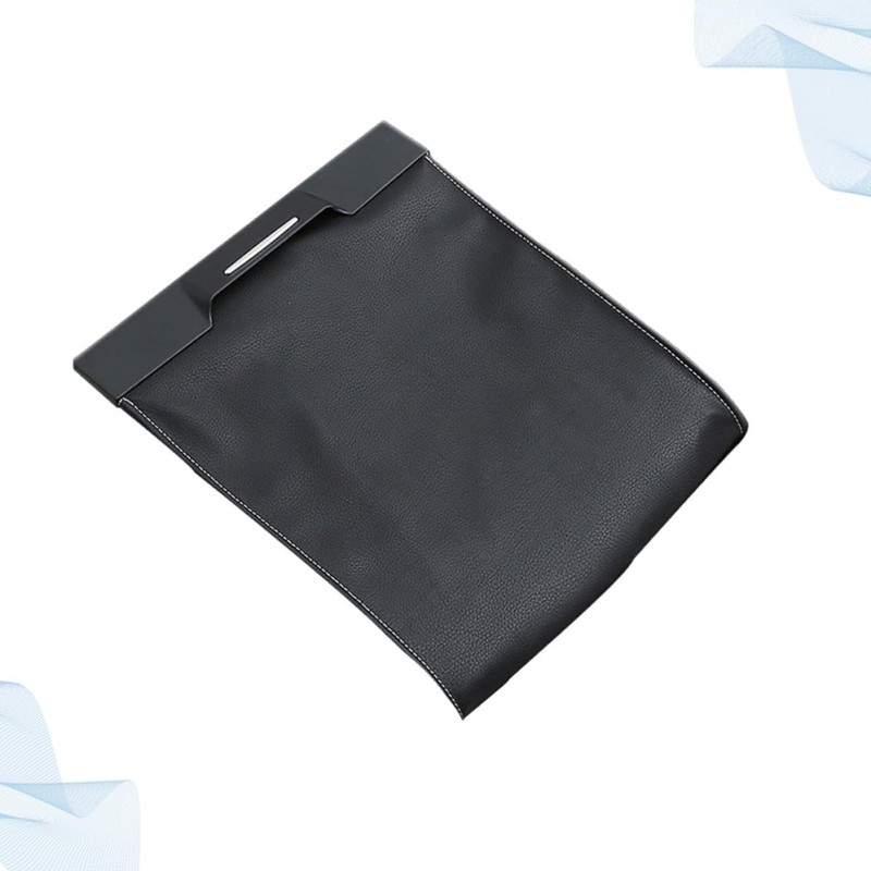 Bolsa de Basura Diseño Compacto Negro de Cuero Plegable para