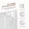Yotache Reversible Left/Right Opening Magnetic Screen Door Fits 48 x