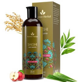 AVIMEE HERBAL Sakshi Hair Shampoo | For All Hair Types | Deep Cleaning Shampoo With Extra Foam | Sles & Paraben Free | 200Ml