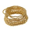 KBRPEY 7 Piece Bracelet Set for Women Girls Gold Beads