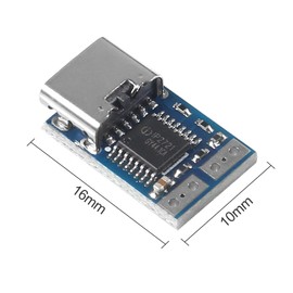 Pack of 8 PDC004-PD PD Decoy Module, USB-C PD 12 V DC Fixed Voltage Power Trigger Module 5A Type-C Socket Input for Notebook and Smart Homes (20 V)