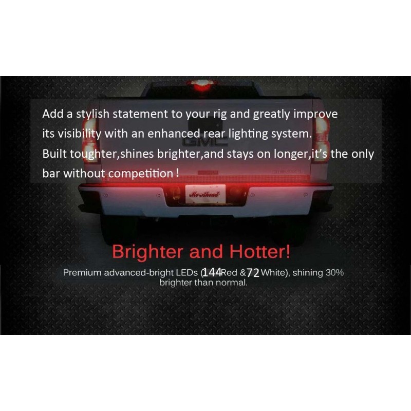 X-LIGHT RedLine 60" LED Tailgate Bar Turn Signal Light Truck