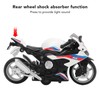 Kids Pull Back Motorcycle Toy Sound Light Effects High Simulation
