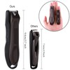 GLAMFIELDS Nail Clippers with No Splash Storage Box, Large Fingernail