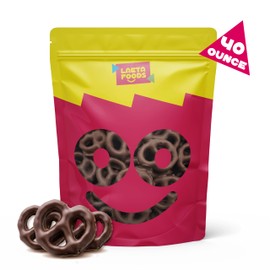 Dark Chocolate Covered Pretzels | 40 Ounce Bag | Salted Pretzels in Mildly Sweet Chocolate Coating