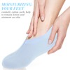 3 Pairs Foot Moisturiser Socks Overnight, Spa Cotton Socks for
