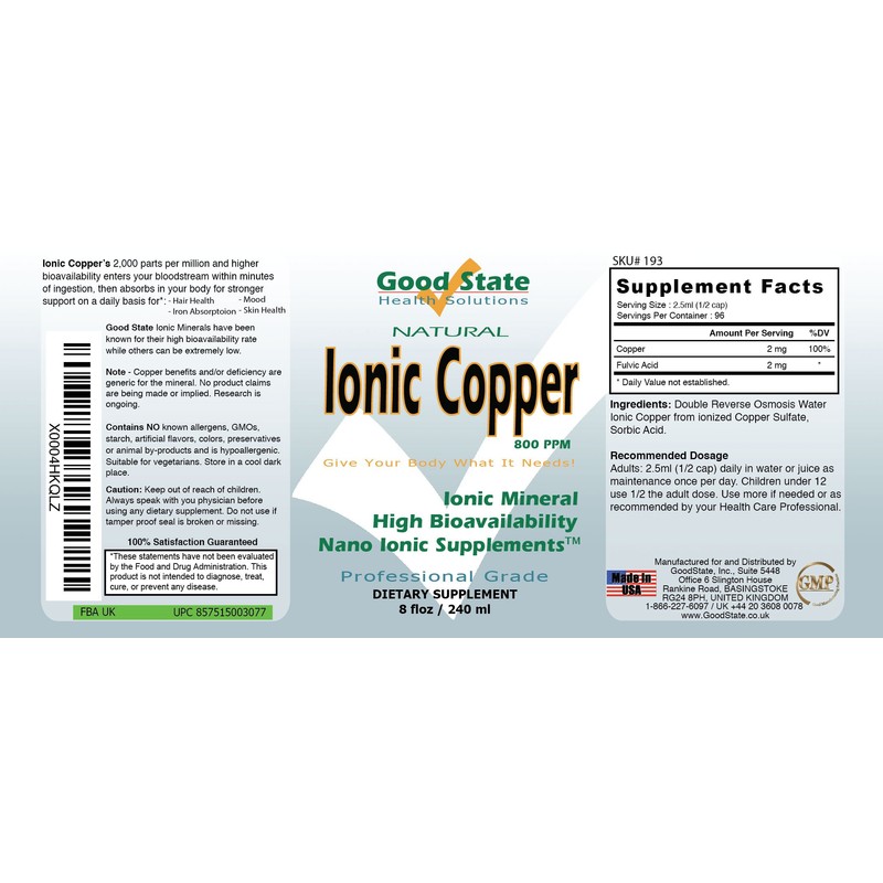 Good State Good State | Ionic Copper | Natural |