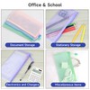 Mutsitaz 12 Pack A6 Plastic Wallets File Bags, A6 Document