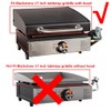 Heavy Duty Grill Cover Compatible with 1814 Blackstone 17 Inch