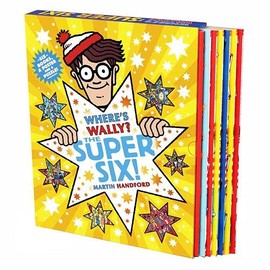 Where's Wally? (Waldo) The Super Six! by Martin Handford 6 Classic Books, Poster & Jigsaw Puzzle Collection Box Set