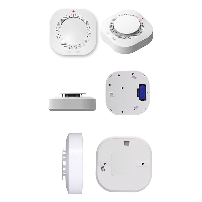 Wireless Smoke Alarm Detector Independent Smoke Sensor Home Security Smart