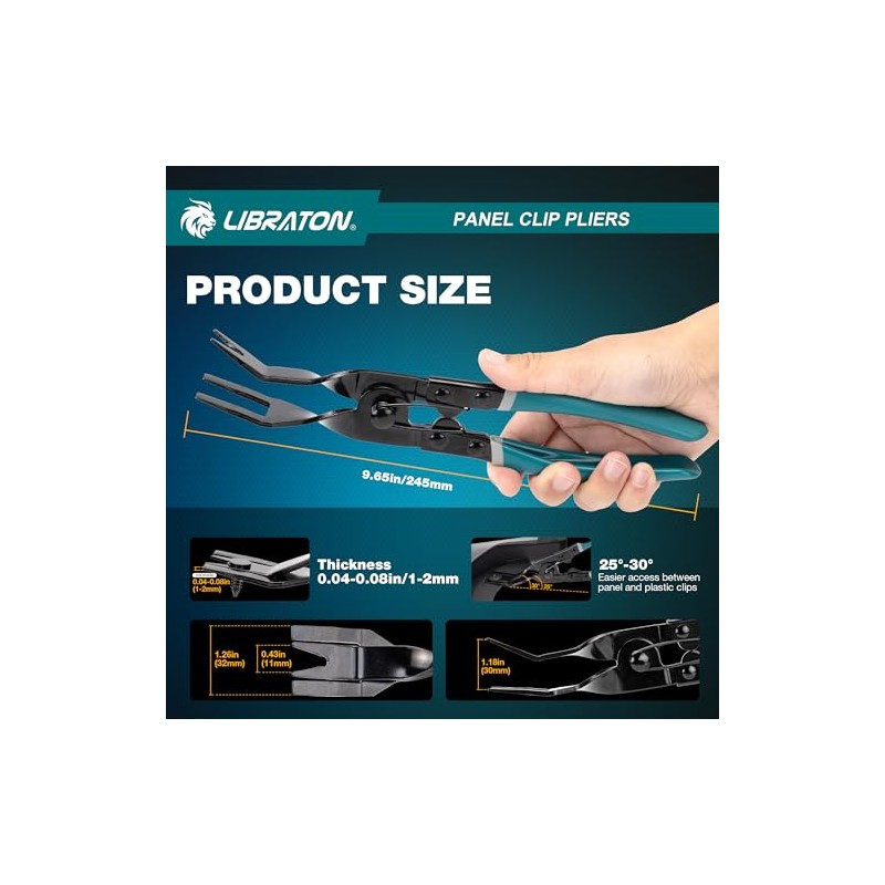 Libraton Automotive Panel Clip Removal Tool