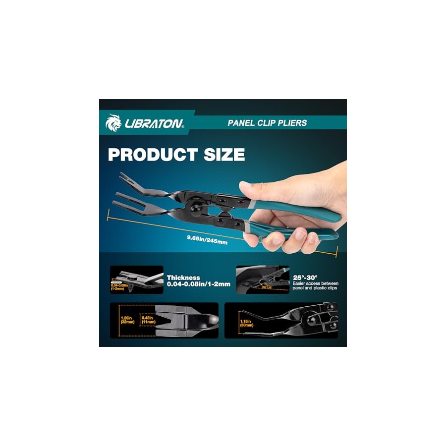 Libraton Automotive Panel Clip Removal Tool