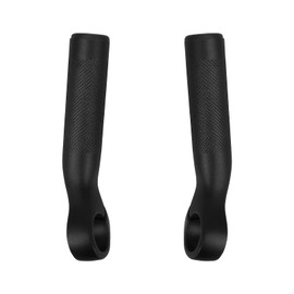FIFTY-FIFTY Bike Bar Ends, Mountain Bike Handlebar Ends, Alloy MTB Bicycle Bar (110mm, Black)