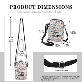 Veterinarian Appreciation Gift Animal Rescue Gift Veterinary Week Present Veterinary Squad Crossbody Bag (Veterinary Squad CR CA)