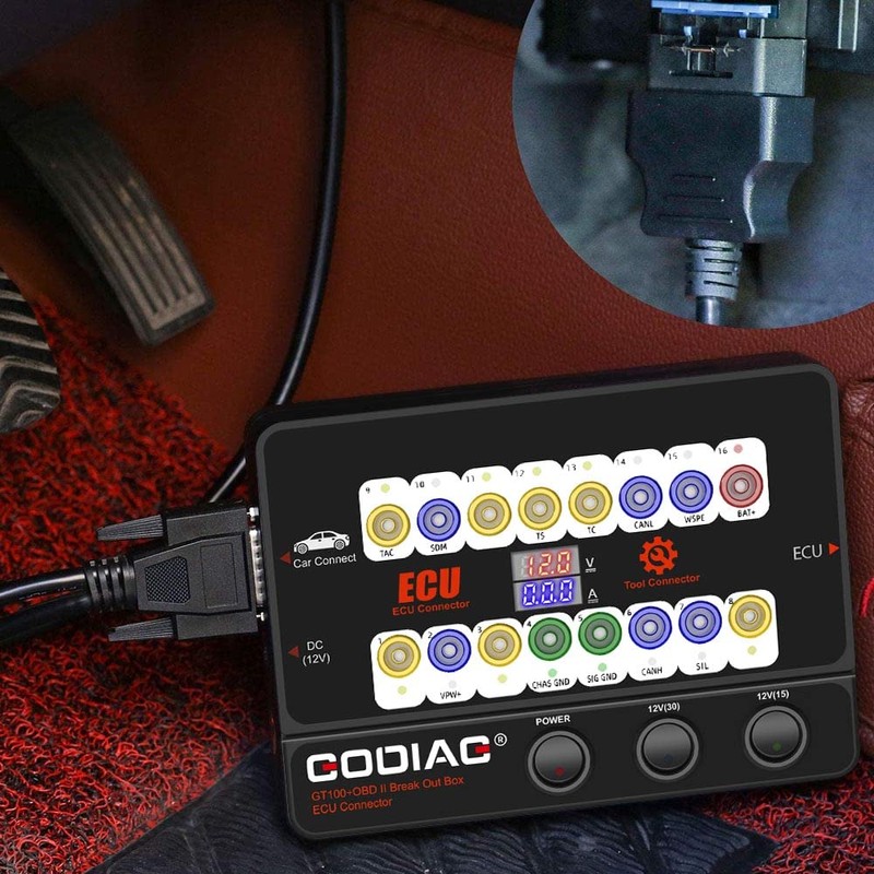 Original OBD2 Extension Cable for GODIAG Breakout Box GT100/GT100+ ECU