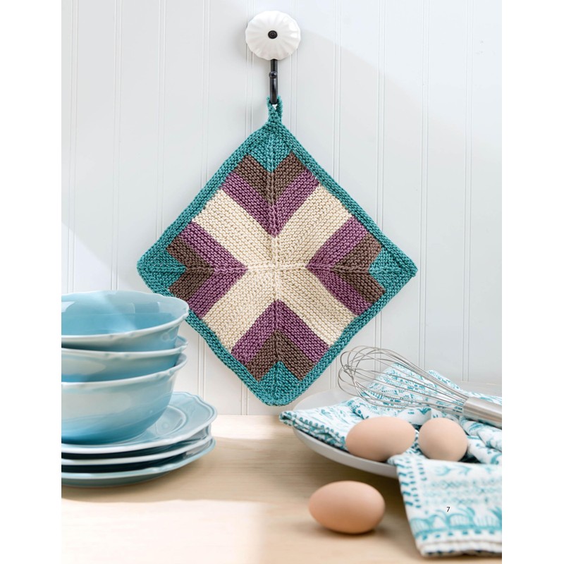 Mitered Square Knitting: 6 Posh Home Décor Projects