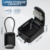 NBYT Portable Combination Lock keybox,For House Keys Key Hiders to